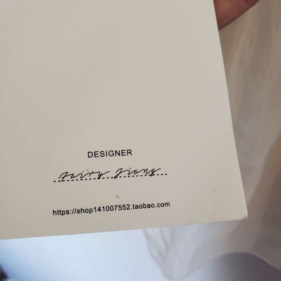 Fairy Jiang Chiffon Cream Midi Skirt NWT - Picture 7 of 11